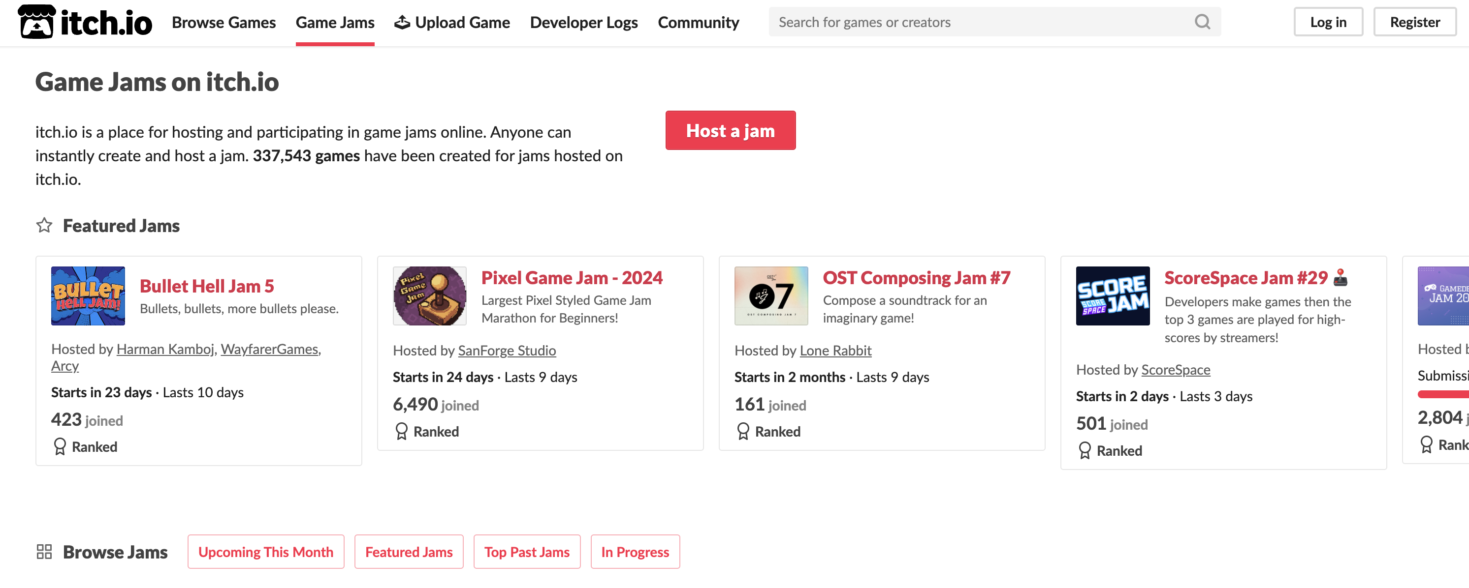 itch.io 上的 GameJam,在别人家的游戏创作的文化已经成了一种生活日常 itch.io 上的 GameJam,在别人家的游戏创作的文化已经成了一种生活日常